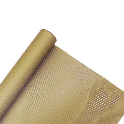 Сотовая бумага в рулоне 80г/м 50см х 9,2м, горчично-золотой