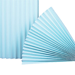 Веер-гармошка 180г/м 60 см, голубой